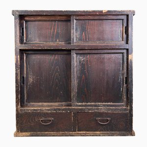 Antiker japanischer Tansu Schrank, 1890er