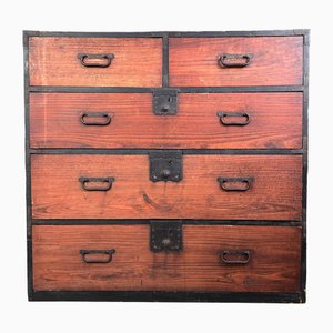 Japanese Kimono Tansu Chest of Drawers, 1890s