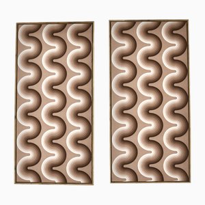 Fabric Boards by Verner Panton for Mira Spectrum, 1970s, Set of 2