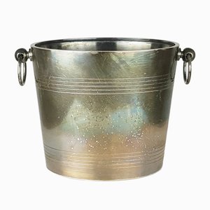 Mid-Century Silver-Plated Metal Ice Bucket from Christofle
