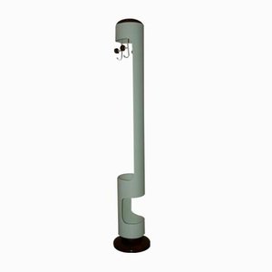 Column Coat Stand with Umbrella Stand in Lacquered Wood and Metal, Italy, 1960s