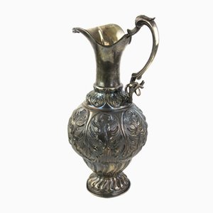 Französischer Henkelkrug aus 900 Silber, 1890er