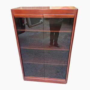 Showcase with Glass Doors in Rosewood by Angel Mangiarotti for Molteni, 1960s