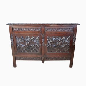 Sideboard in Carved Beech, Early 20th Century