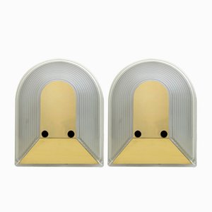 Modern Italian Tesi Sconces by Roberto Fiorato for Prisma, 1980, Set of 2