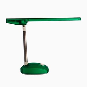 Lámpara de mesa Receptacle ultraligera vintage en verde de Ernesto Gismondi para Artemis, Italia, años 90