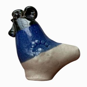 Mid-Century Finnish Ceramic Chicken Bird Flute from Kermansavi Oy, 1960s