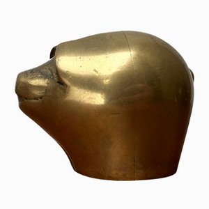 Vintage Brass Pig Figurine from Gallo, 1970s