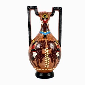 Sardinian Terracotta Amphora attributed to Carmen Nuovo, 1970s