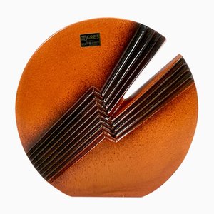 Mid-Century Italian Vase by Ennio Lucini for Star Ceramiche Vicenza, 1970s