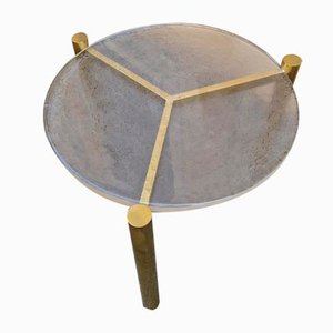 Vintage Tripod Brass Coffee Table