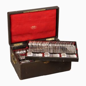 Coffret avec Service à Couverts en Argent