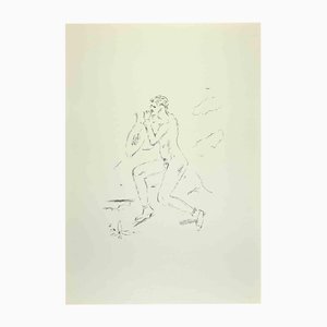 Filippo De Pisis, The Citaredo Near the Sea, 1968, Lithograph