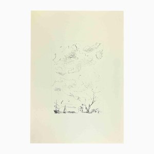 Filippo De Pisis, Cloud, 1960s, Lithographie