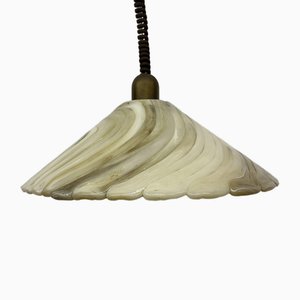 Acrylic Glass Hanging Lamp from Hillebrand, 1970s