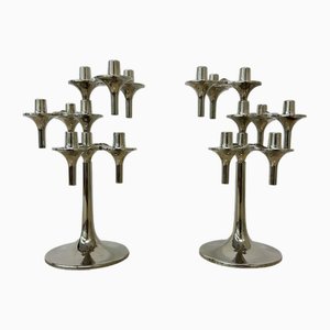 Vintage Orion Candleholders by Nagel & Stoffi for BMF, Germany, 1960s