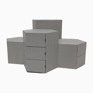 Hexagon Seating Centre Cabinet