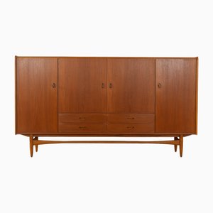 Scandinavian Teak Highboard, 1960s