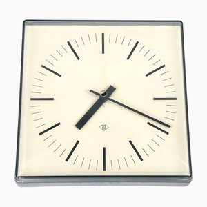 Mid-Century Telenorma Electric Wall Clock, 1973