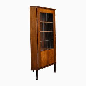 Danish Corner Display Cabinet, 1960s