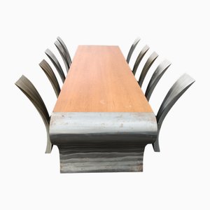 Mobilier de Salle à Manger The Wave Vintage par Hans Kopla, 1990s, Set de 11