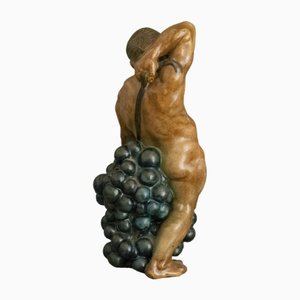 Stoneware Grape Harvest No. 25 Satyr with Male Figure by Kai Nielsen for Bing & Grondahl, 1920s