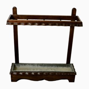 Porta bastoncini o portaombrelli in noce