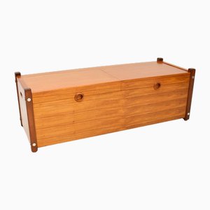 Vintage Brazilian Walnut Sabara Trunk by Sergio Rodrigues, 1970s