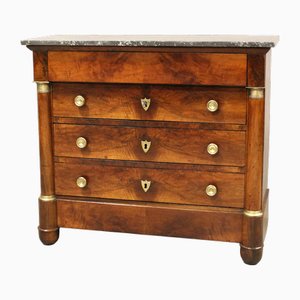 Antique Empire Chest of Drawers in Walnut