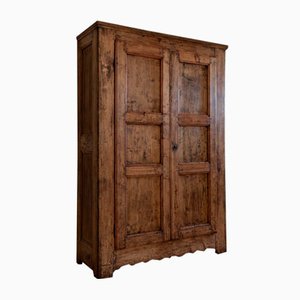 19th Century Poplar Wardrobe
