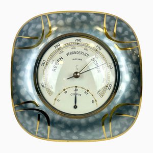 Mid-Century German Weigel Optik Foto Brass Weather Station, 1960s
