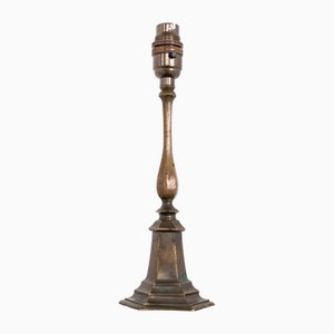 Antike Messing Tischlampe von Faraday & Son, 1920er