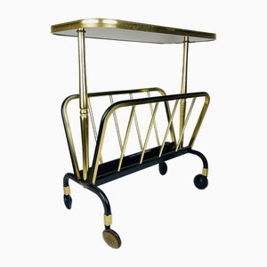 Porte-Revues Mid-Century en Laiton par MB, 1960s