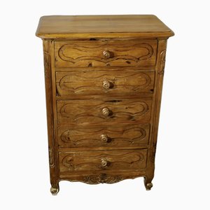 French Style Chest of Drawers in Golden Pine, 1960s