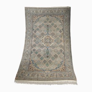 Vintage 20th Century Middle Eastern Fine Handmade Nain Rug, 1980