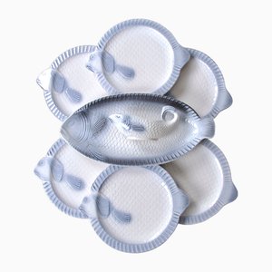 Fish Slip Service from Staffel, West Germany, 1950s, Set of 8