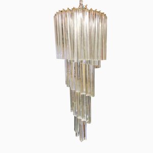 Lustre Trilobe en Verre Murano, 1960s