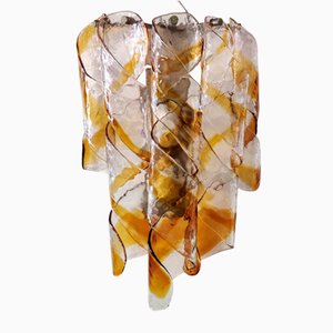 Murano Glass Sconces from Mazzega, 1970s, Set of 2