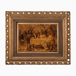 Nach Hermann Koch, Der Rufer, Crystoleum Mezzotinto, 1890er Jahre