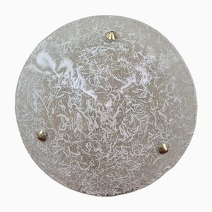 Murano Glass Ceiling Lamp from Venini, 1960s