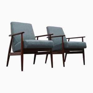 Mid-Century Armchair in Tweed by Henryk Lis, 1967