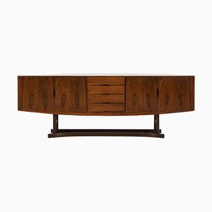 Enfilade en Palissandre attribuée à Johannes Andersen, 1968