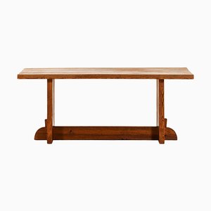 Dining Table in Acid-Stained Pine attributed to Axel Einar Hjorth, 1932
