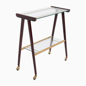 Mid-Century Modern Italian Sculptural Serving Cart, 1960s