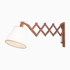 Scandinavian Scissors Wall Lamp, 1960s