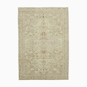 Vintage Turkish Hand-Knotted Rug