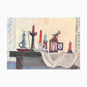 Jean Krille, Still Life 113, Oil on Masonite, 1979