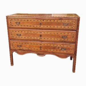 Directory Chest of Drawers in Walnut and Cherry Inlays, 1740
