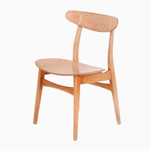 Sedie CH30 in quercia di Carl Hansen & Son per Carl Hansen & Son, 1968, set di 6