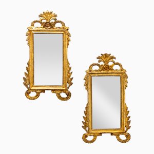 Baroque Italian Wall Mirrors, Set of 2